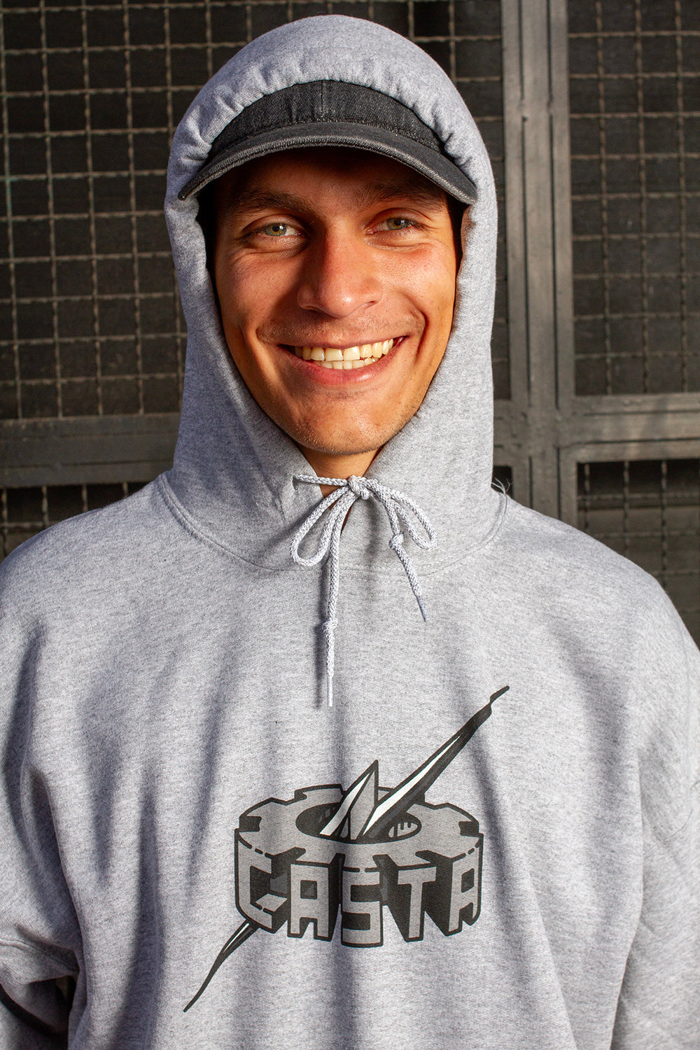 SUDADERA RAYO ENGRANE GRIS